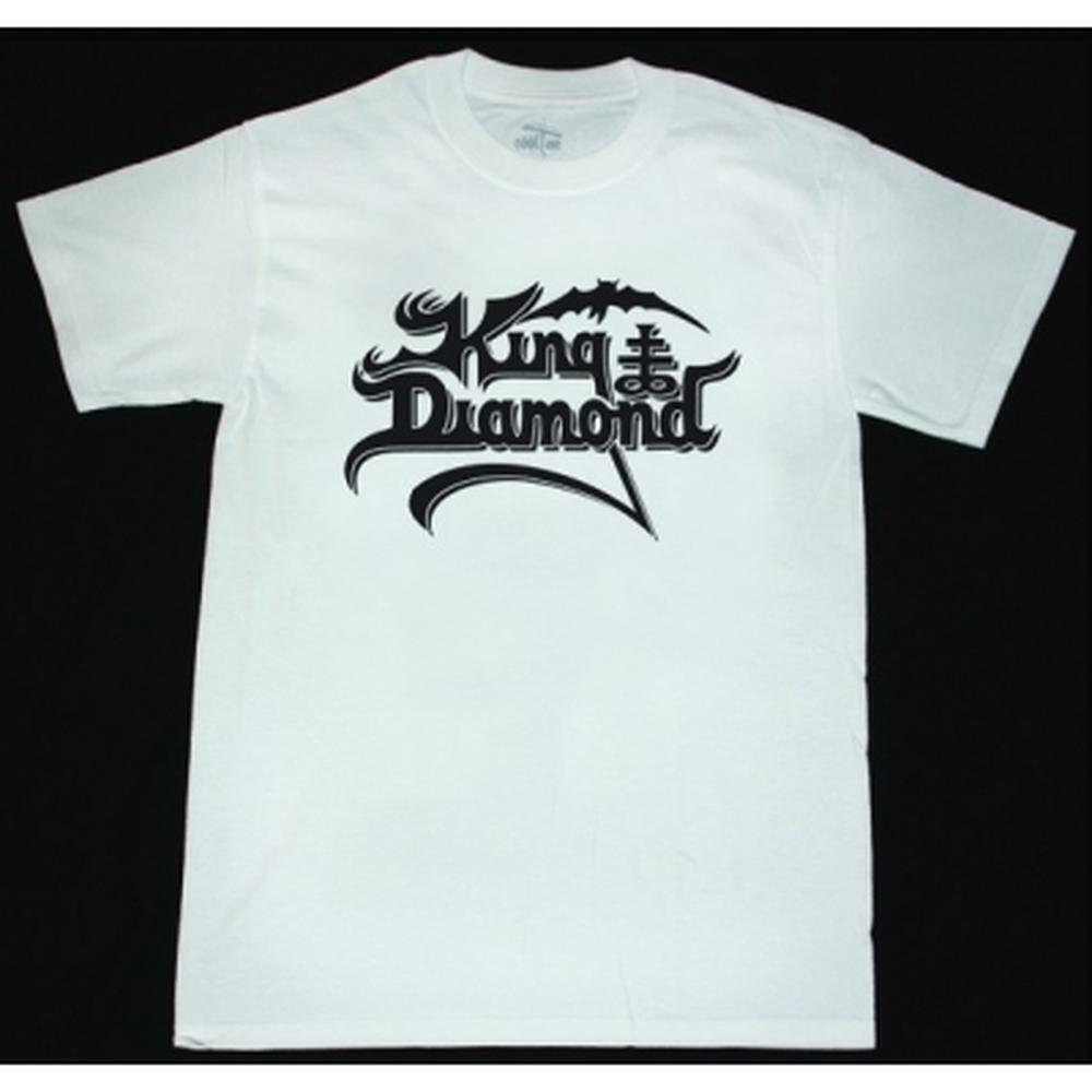 King Diamond  Shirt, White Graphic Music Metal Band Unisex Fan Tee